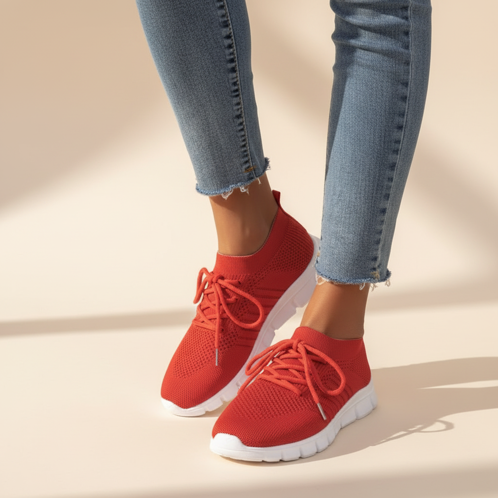 Vicky - Luftige Schnürsneaker