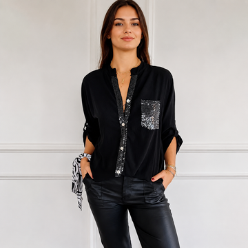 Chalise - Stilvolle Bluse mit Knöpfen