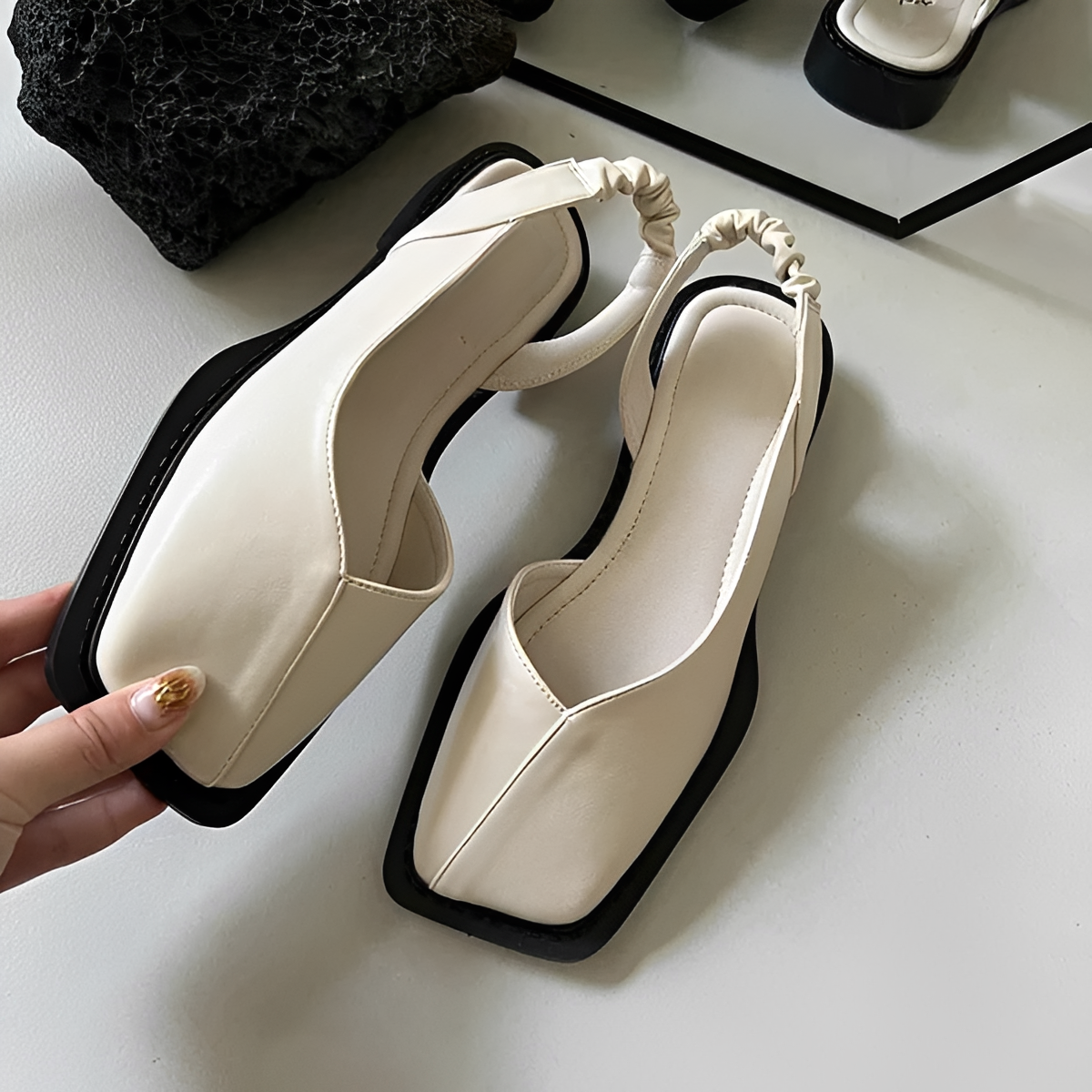 Eileen - Modische Schuhe mit eckiger Spitze