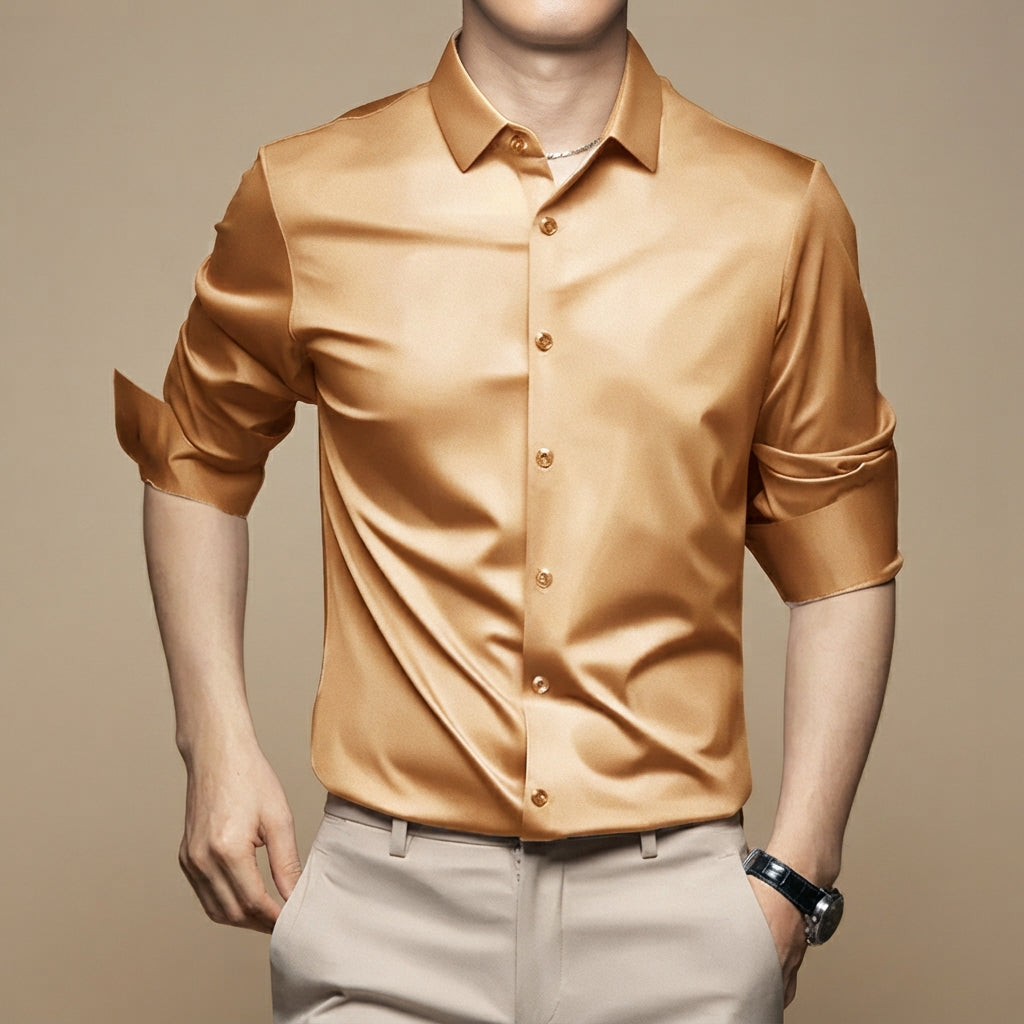 Esmaeel - Entspanntes, knitterfreies Poloshirt