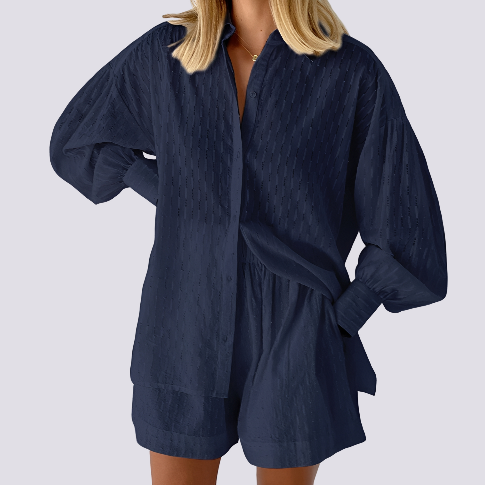 Patricia - Stilvolles, locker sitzendes zweiteiliges Set für Damen