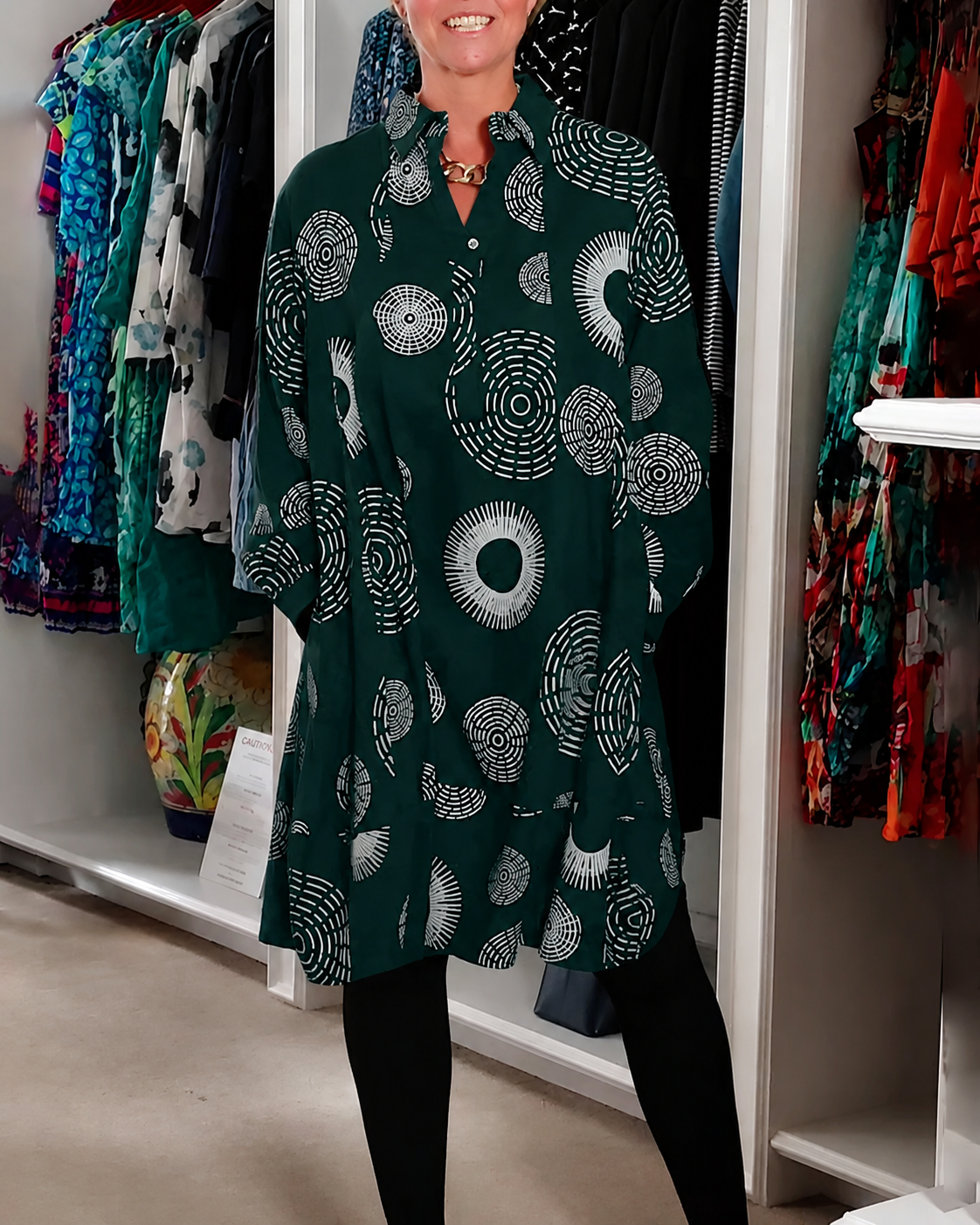 Sharonda - Stilvolles Kleid mit lockerem Schnitt