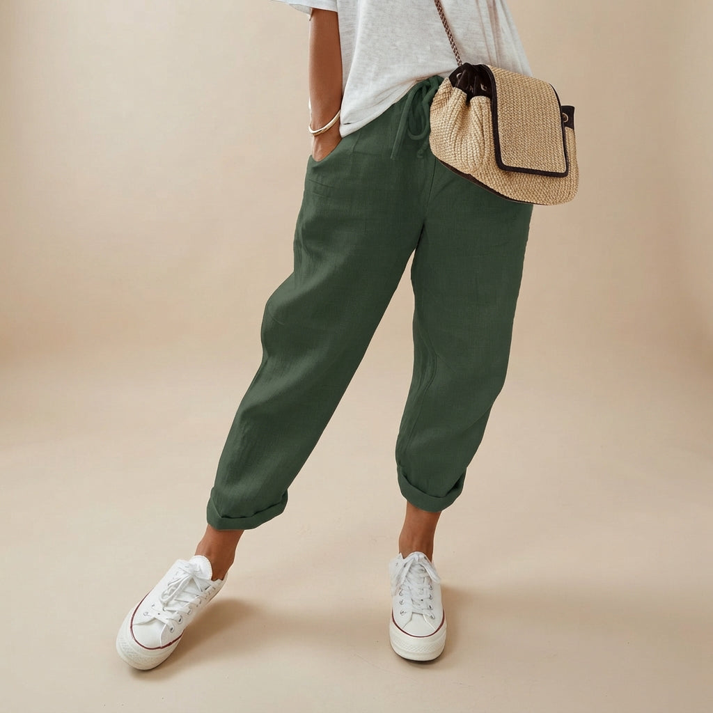 Elwyn - Atmungsaktive und Flexible Taillenhose