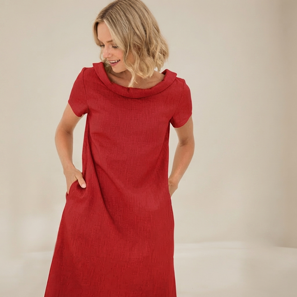 Laurette - Bequemes, weit geschnittenes Kleid