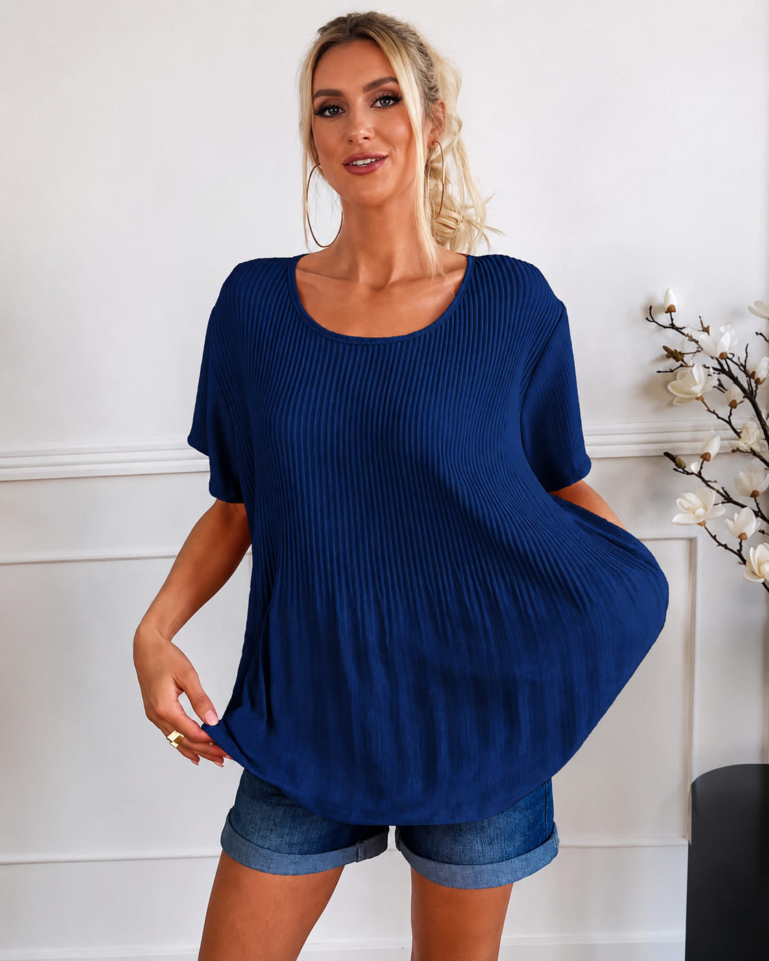Rainelda - Schicke Plissee-Bluse