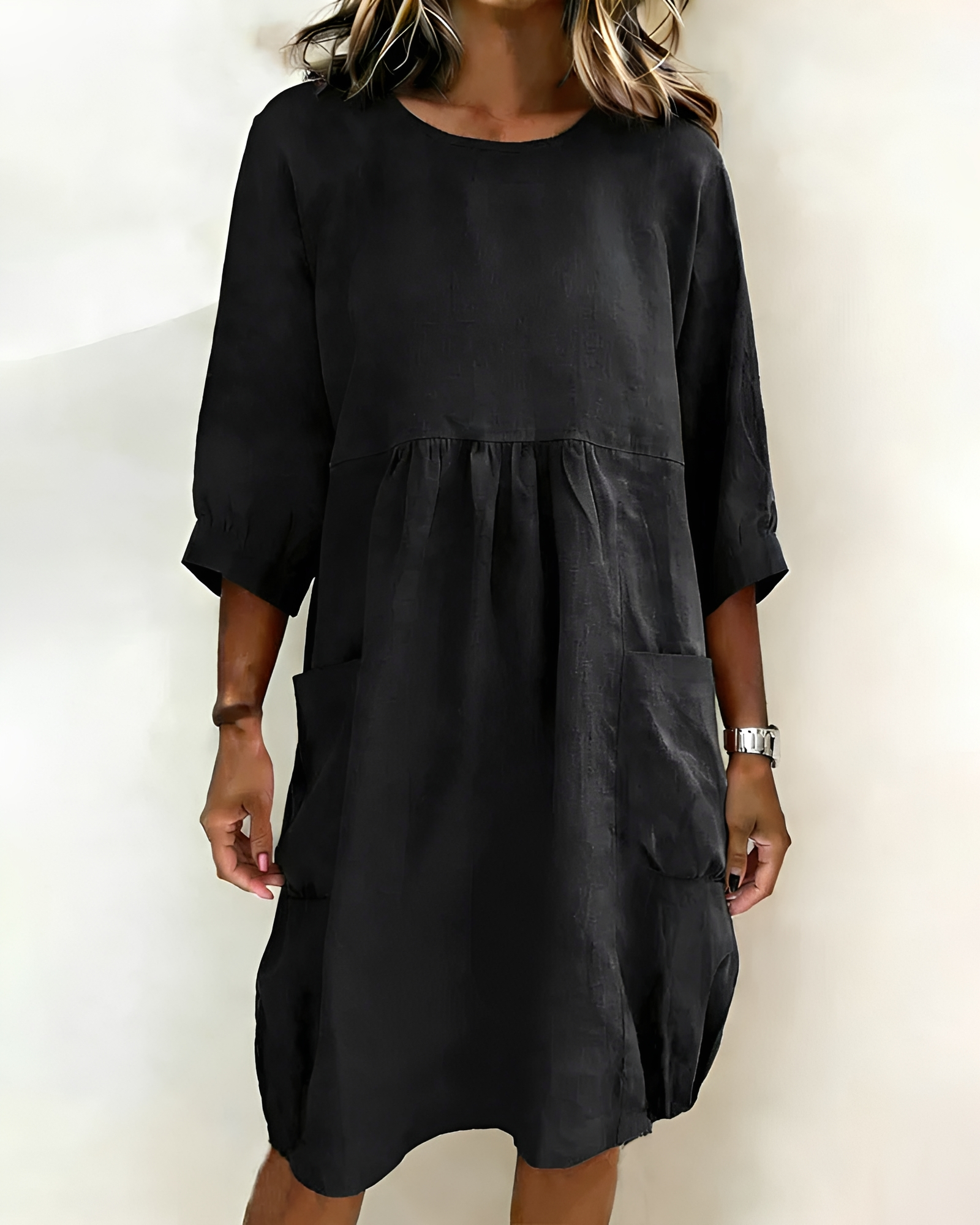 Shadia - Lockeres und Lässiges Midikleid