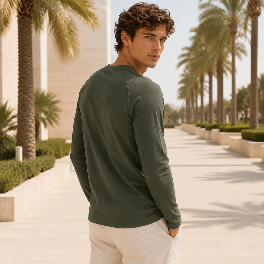 Keyhan - Zeitloses Henley-Shirt