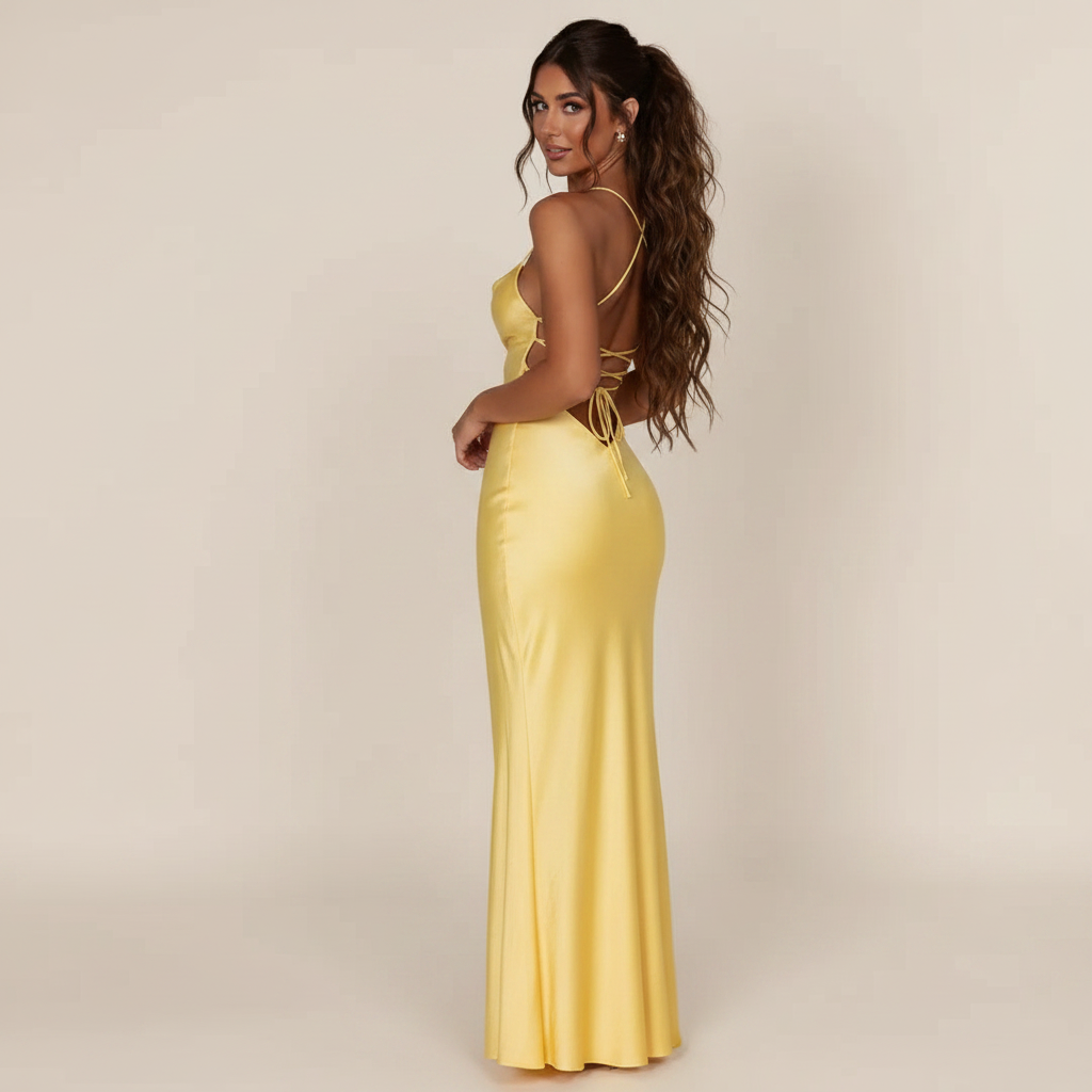 Meliva - Schickes und Figurbetontes Maxikleid