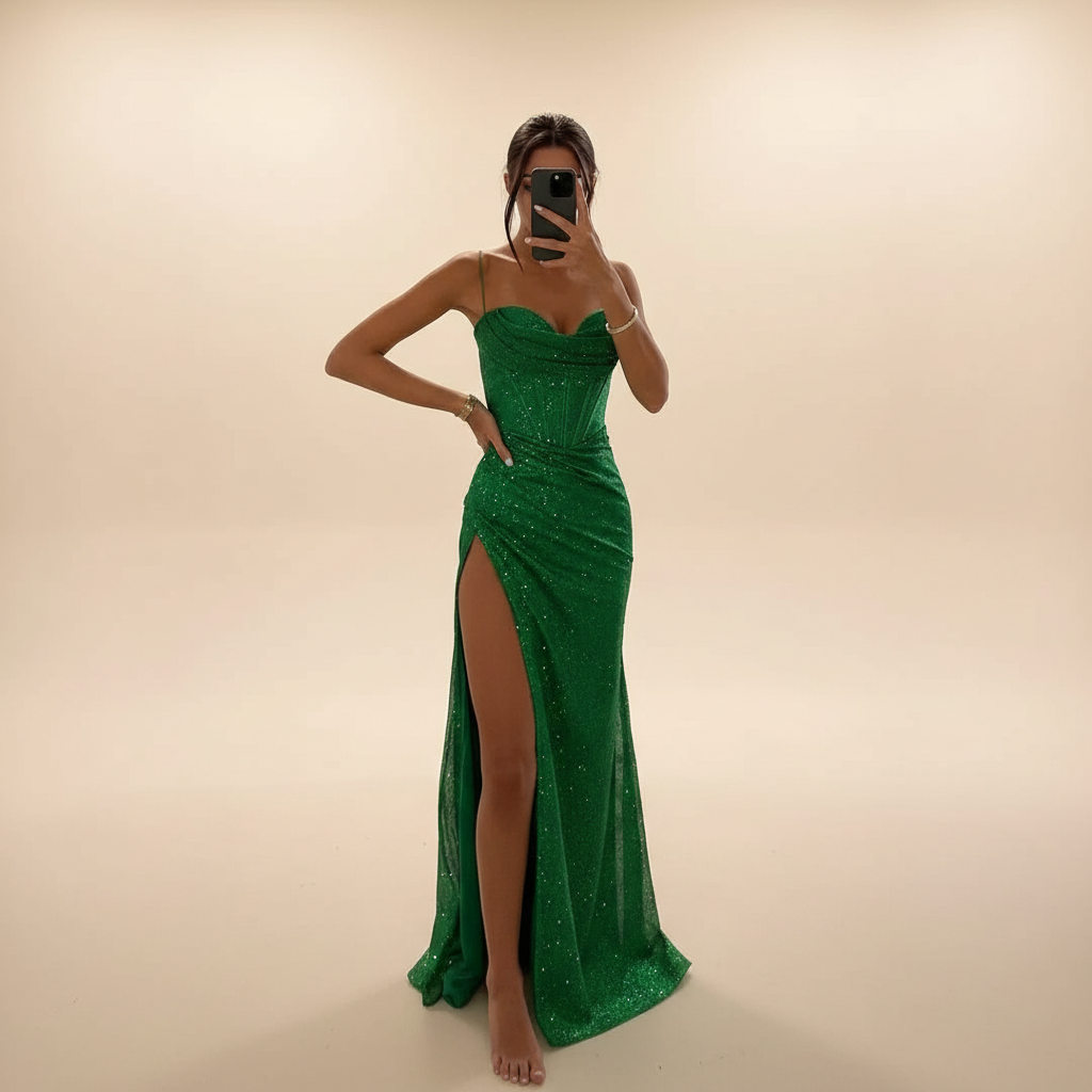 Monique - Schickes Maxikleid mit Schlitz