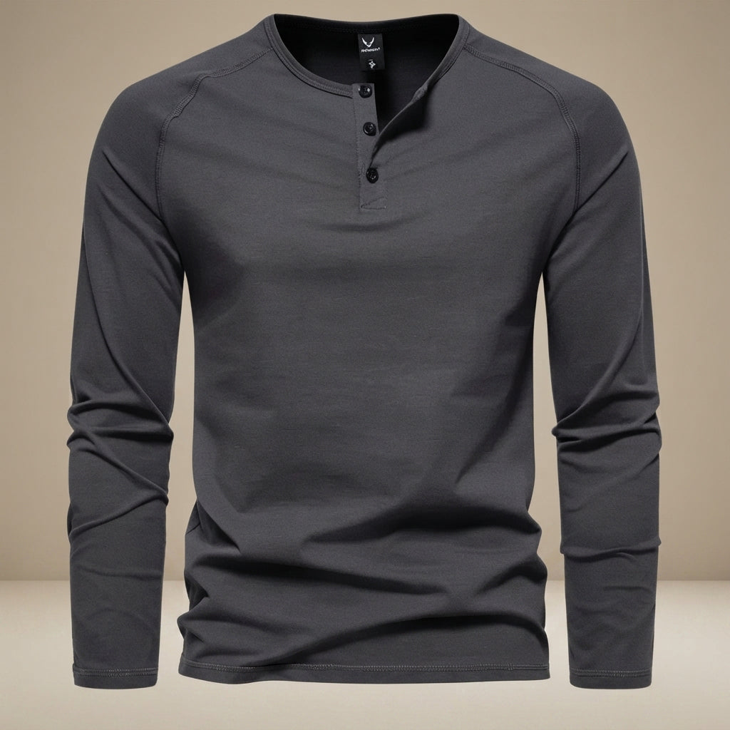 Keyhan - Zeitloses Henley-Shirt