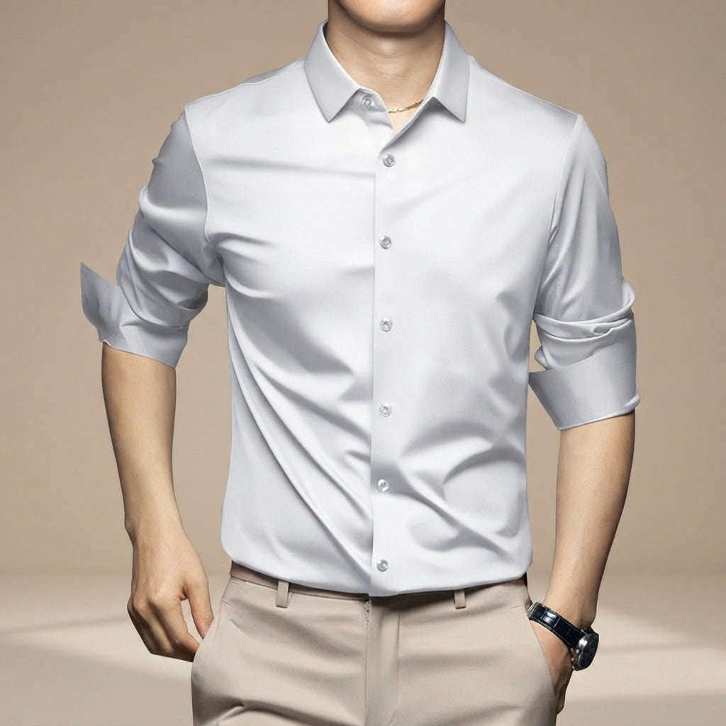 Esmaeel - Entspanntes, knitterfreies Poloshirt