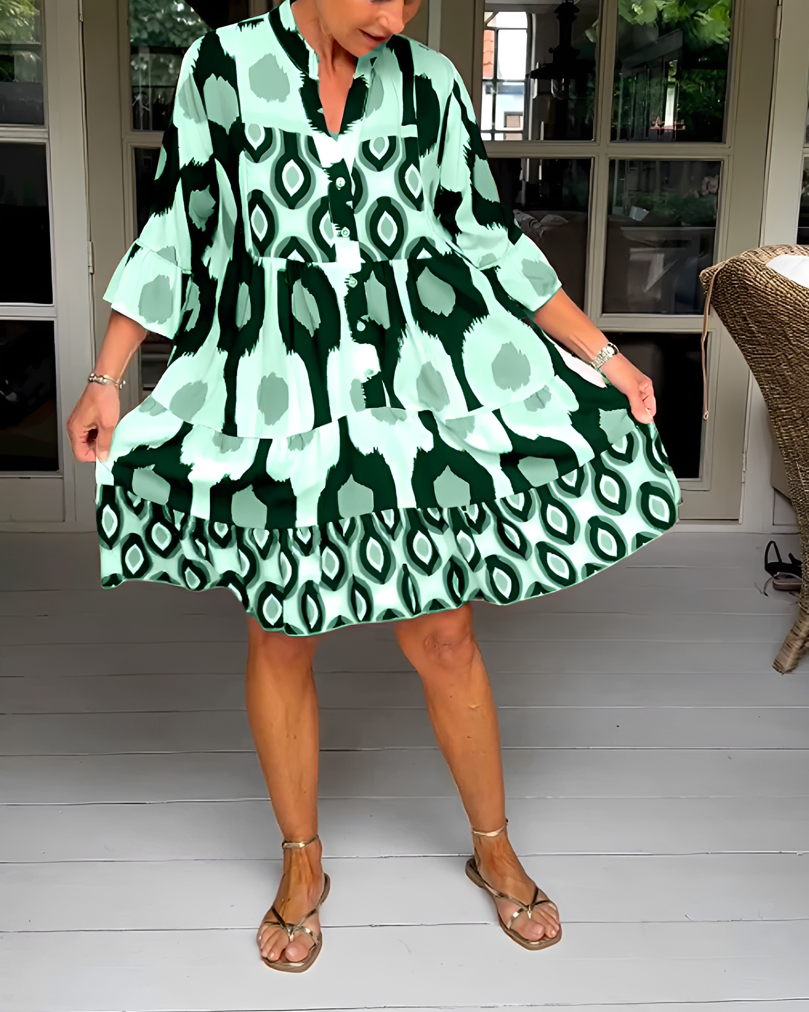 Faiza - Chic und legeres Minikleid