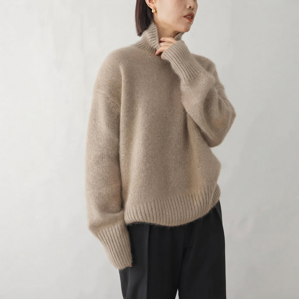 Lea - Stilvoller Damen-Pullover mit Rollkragen