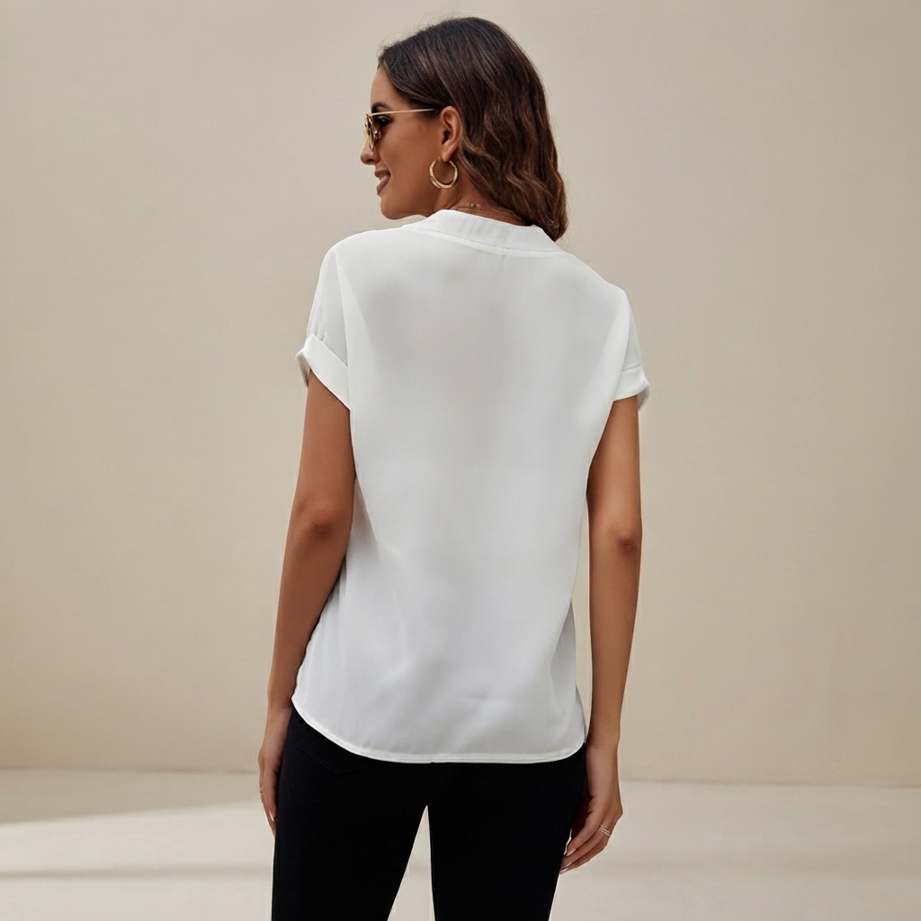 Anissa - Legere V-Ausschnitt-Bluse