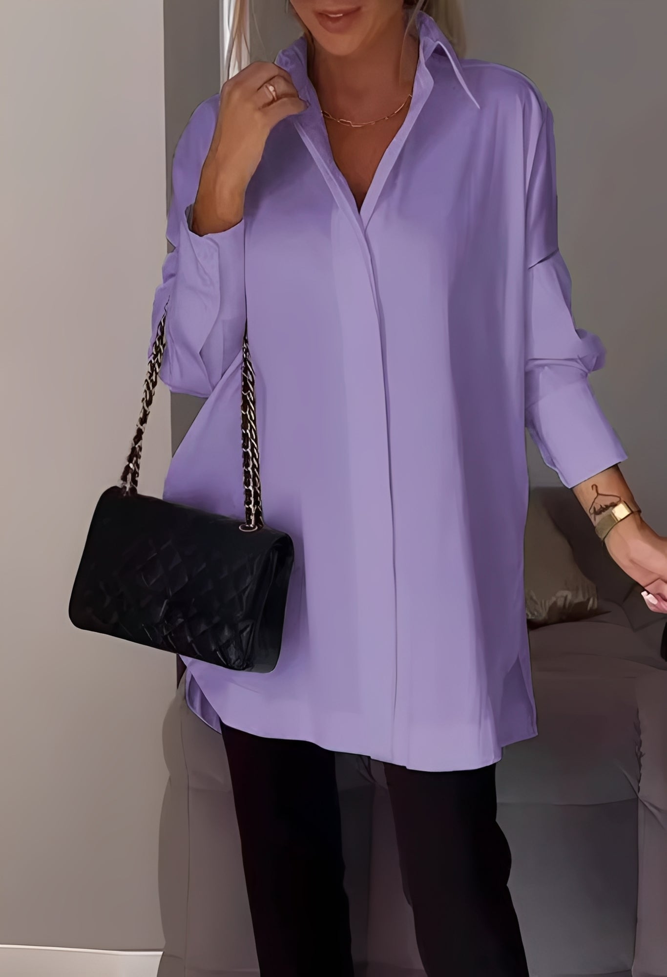 Lauren - Elegantes Langärmliges Hemd