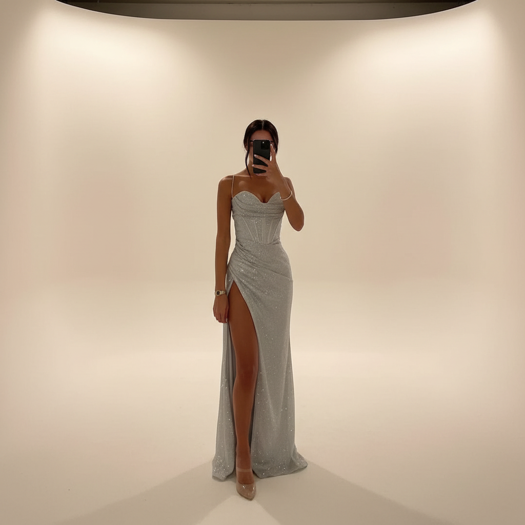 Monique - Schickes Maxikleid mit Schlitz