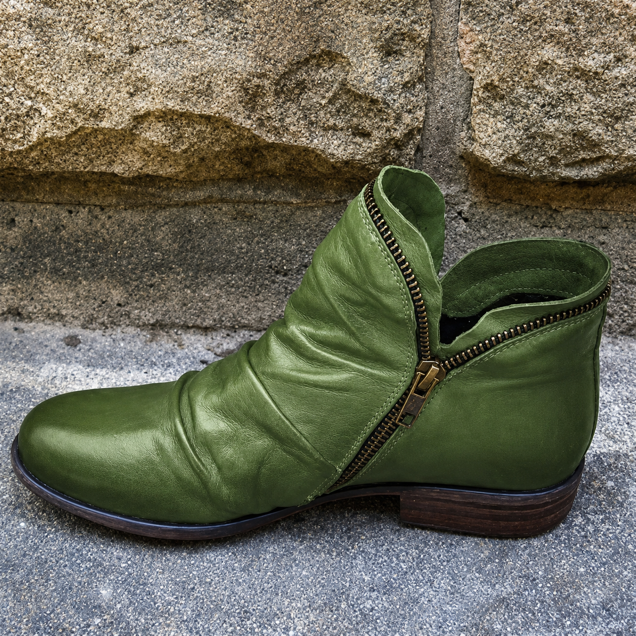 Julie - Trendige Stiefeletten mit Reißverschluss