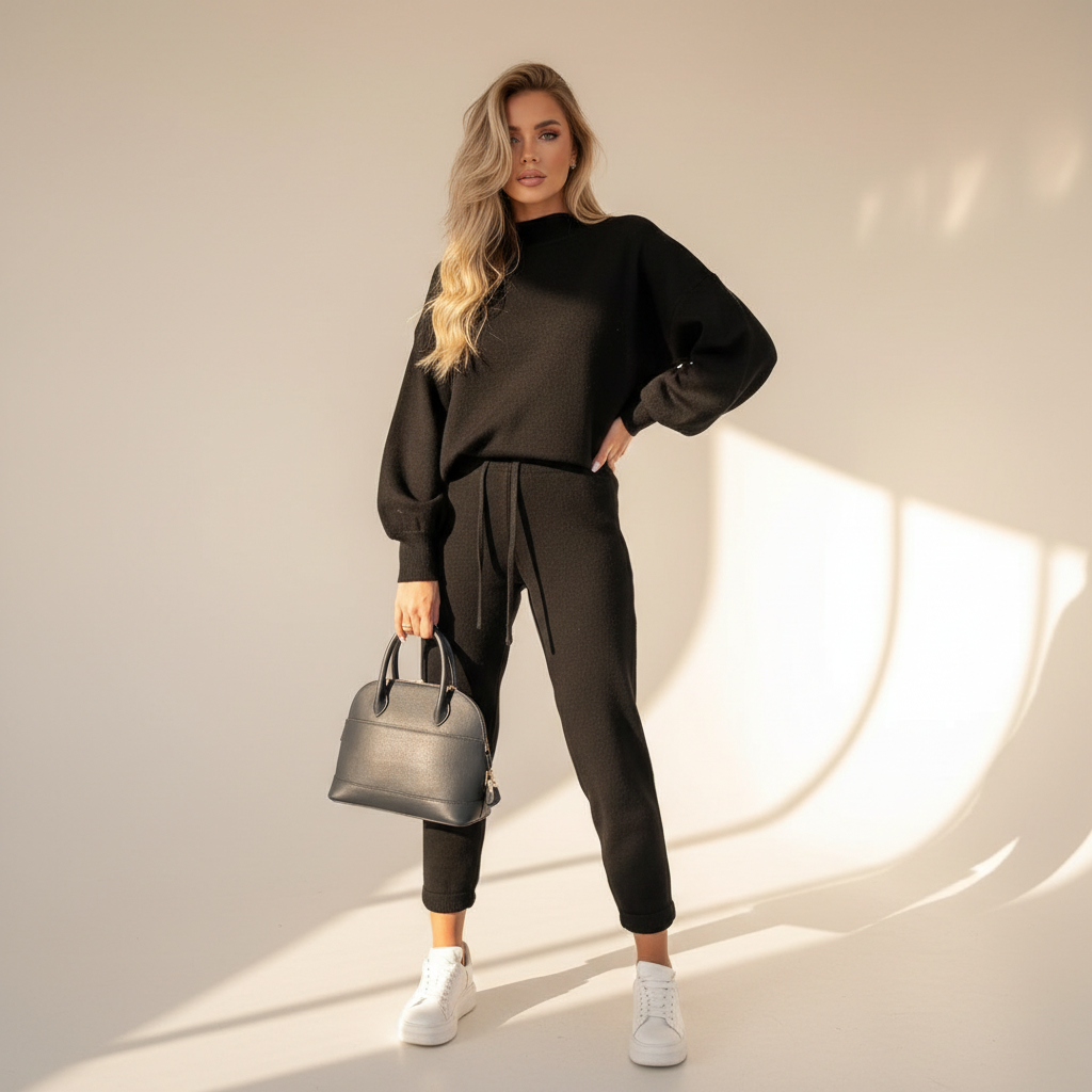 Gwenette - Komfortables und Ruhiges Hosen-Set