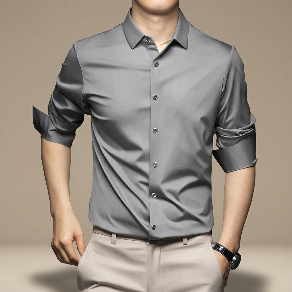 Esmaeel - Entspanntes, knitterfreies Poloshirt