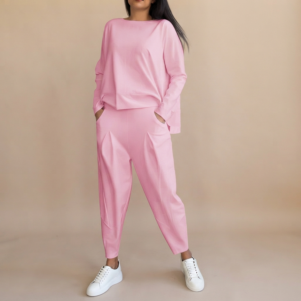 Emilyn - Entspanntes Set mit weiter Hose