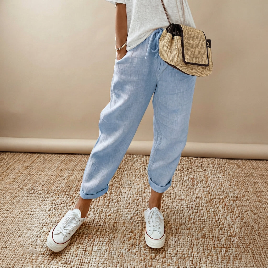 Elwyn - Atmungsaktive und Flexible Taillenhose