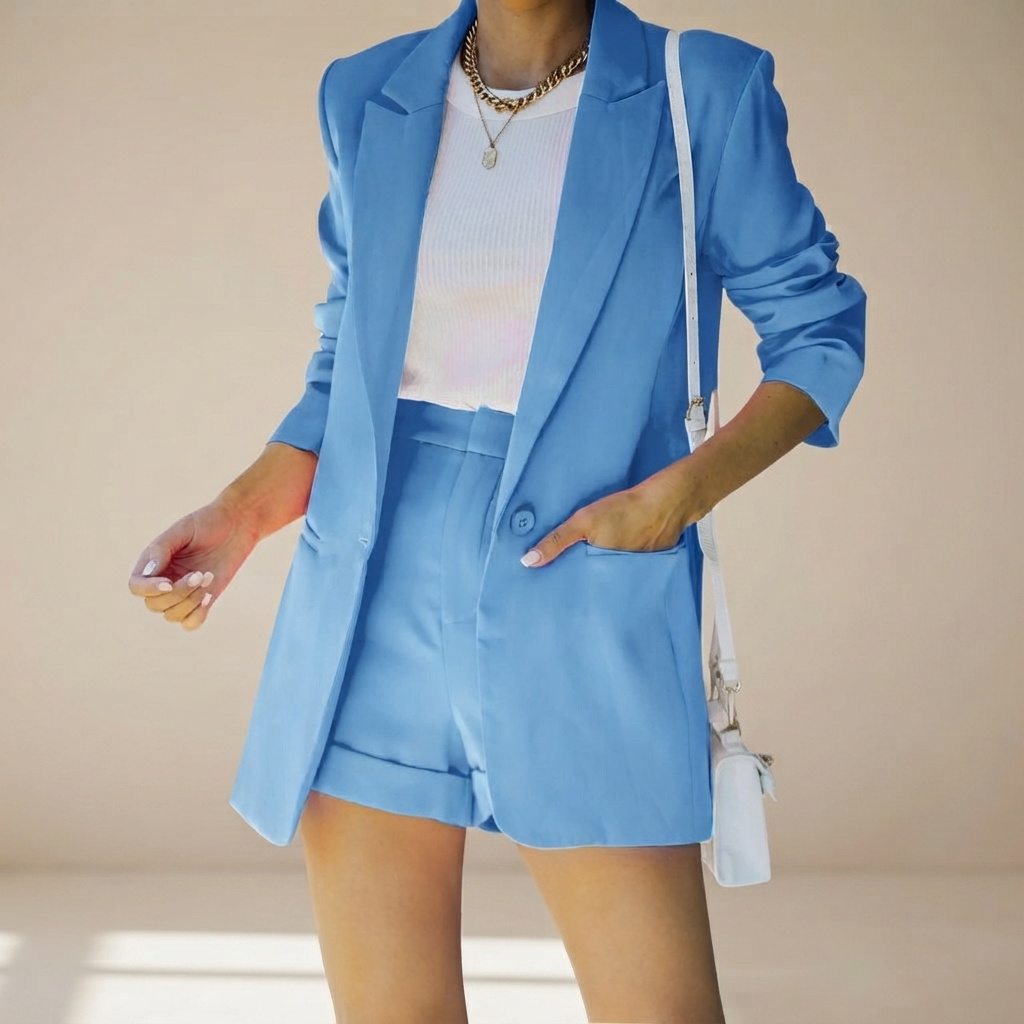 Geraldine - Stilvolles Anzug-Shorts-Set