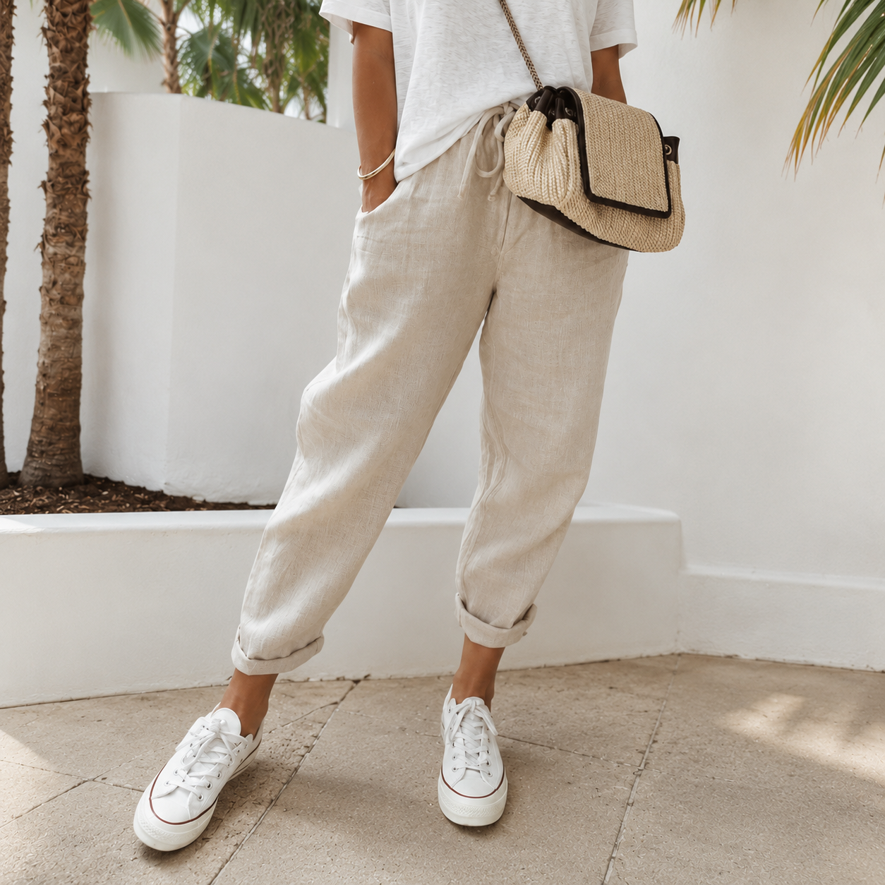 Elwyn - Atmungsaktive und Flexible Taillenhose