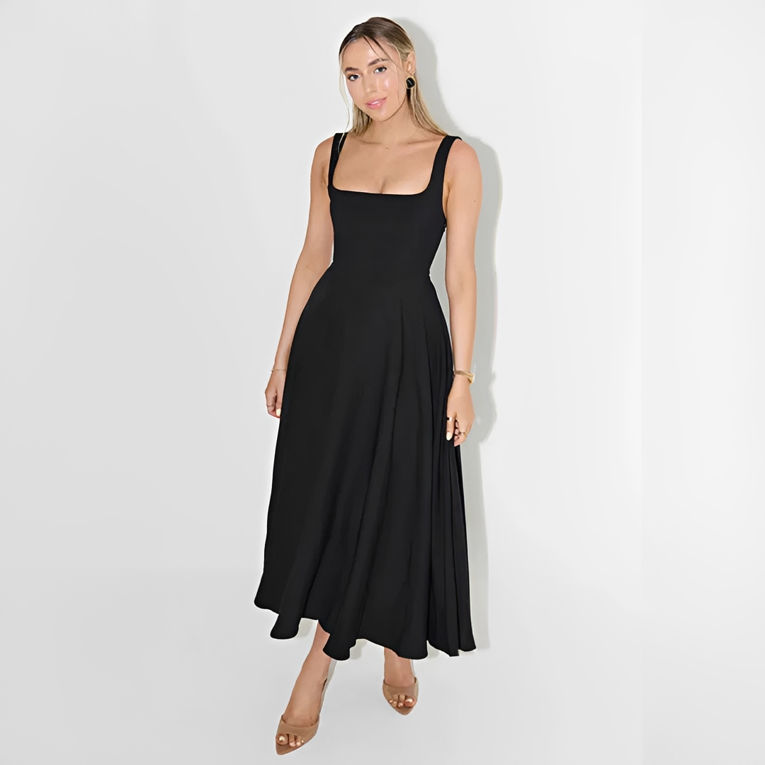 Yarabelle - Schickes Träger-Midi-Kleid