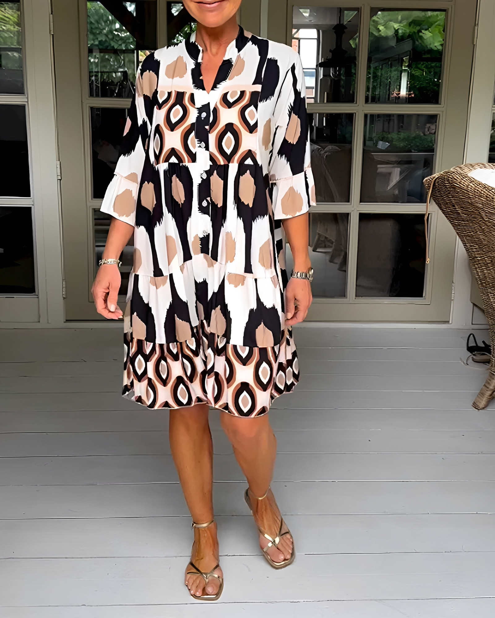 Faiza - Chic und legeres Minikleid