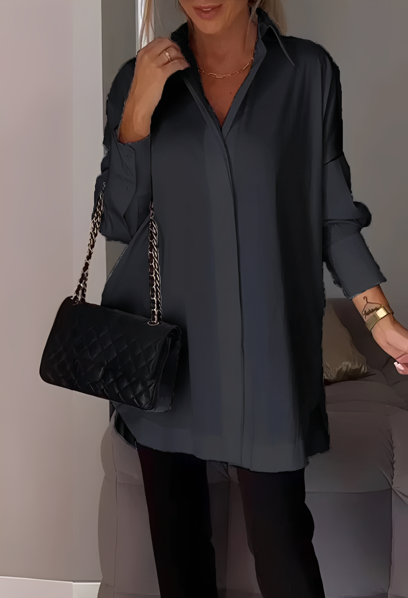 Lauren - Elegantes Langärmliges Hemd