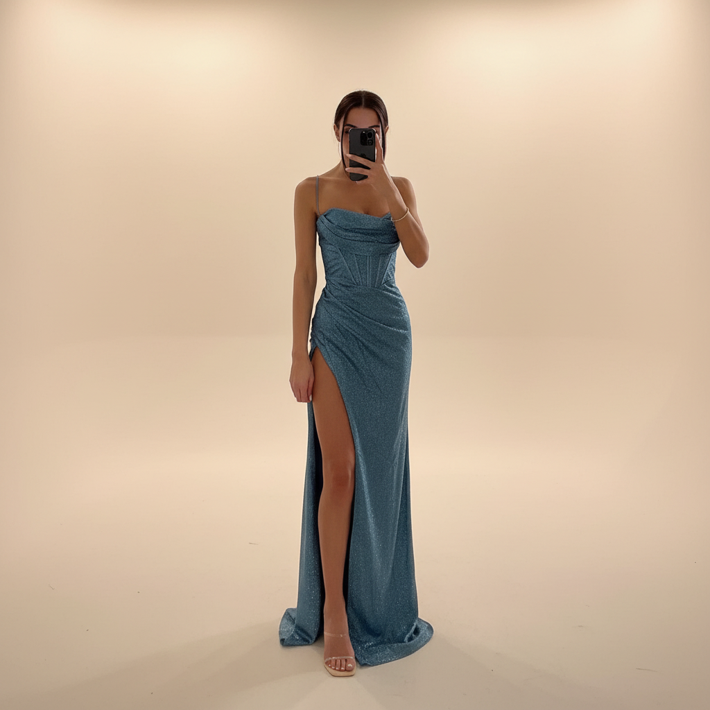 Monique - Schickes Maxikleid mit Schlitz