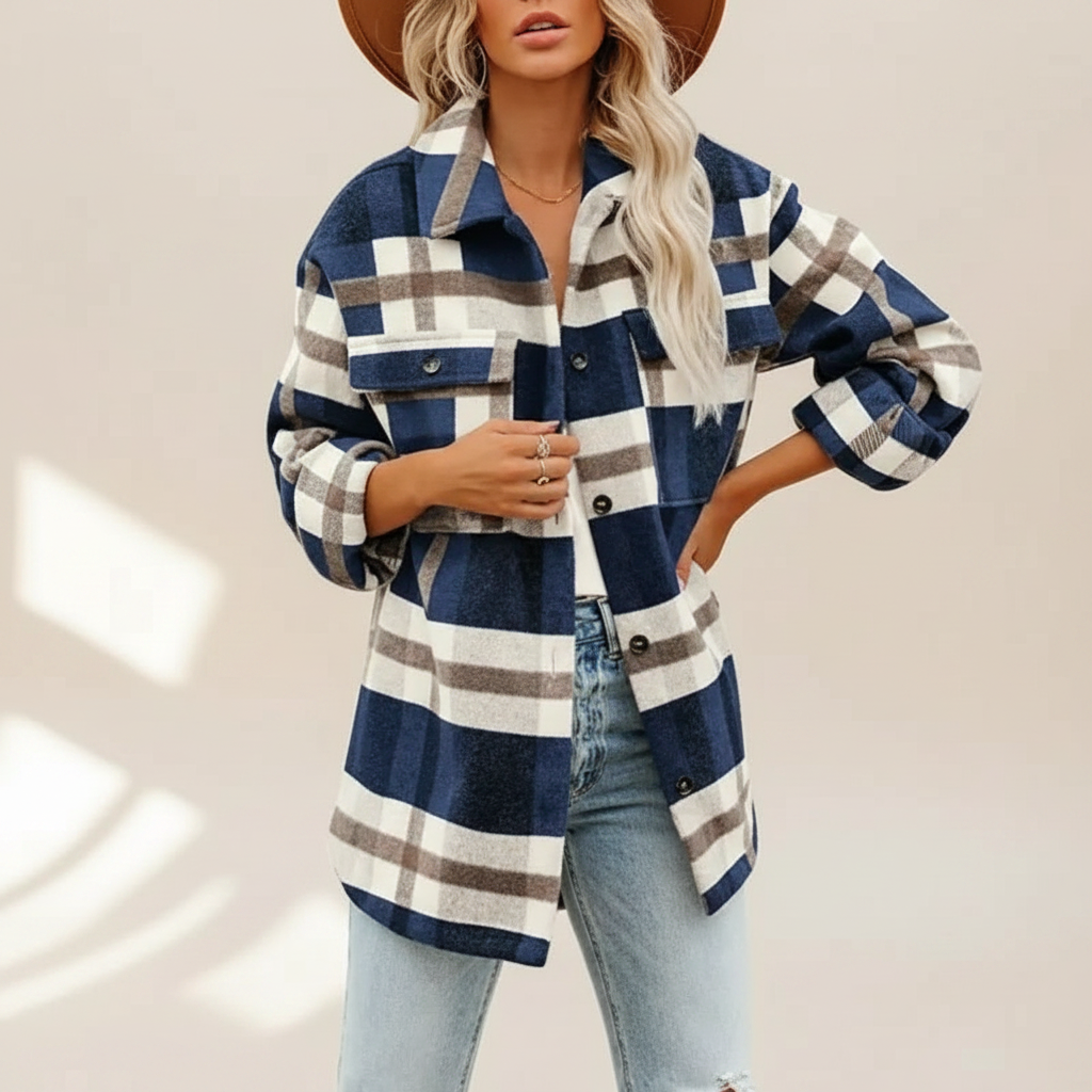 Mailys - Komfortable Bluse mit Knopfleiste