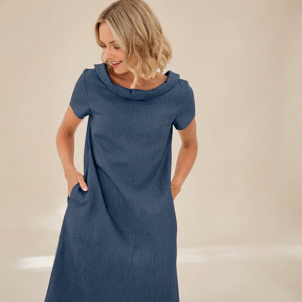 Laurette - Bequemes, weit geschnittenes Kleid