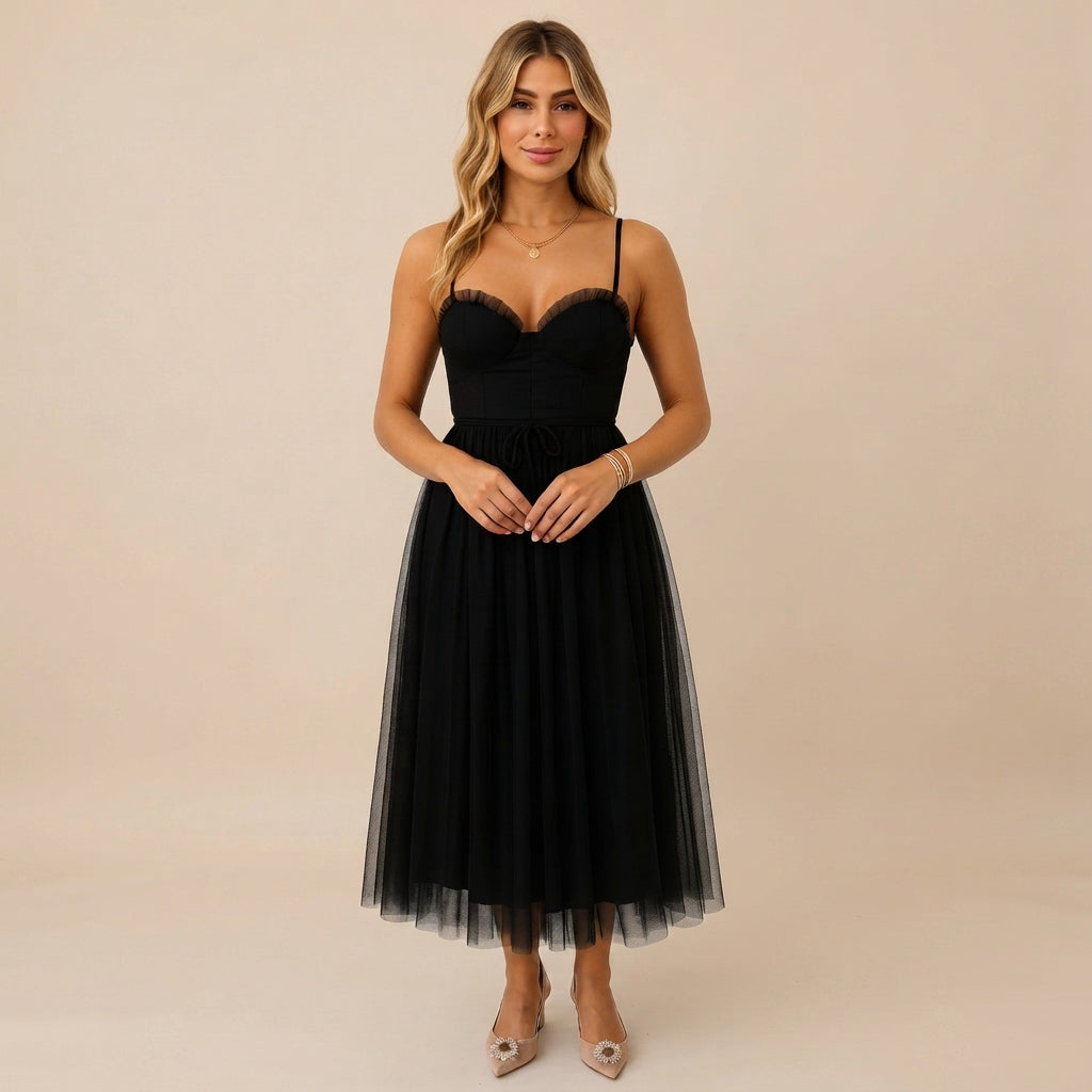Cynthia - Schickes und Stilvolles Midikleid