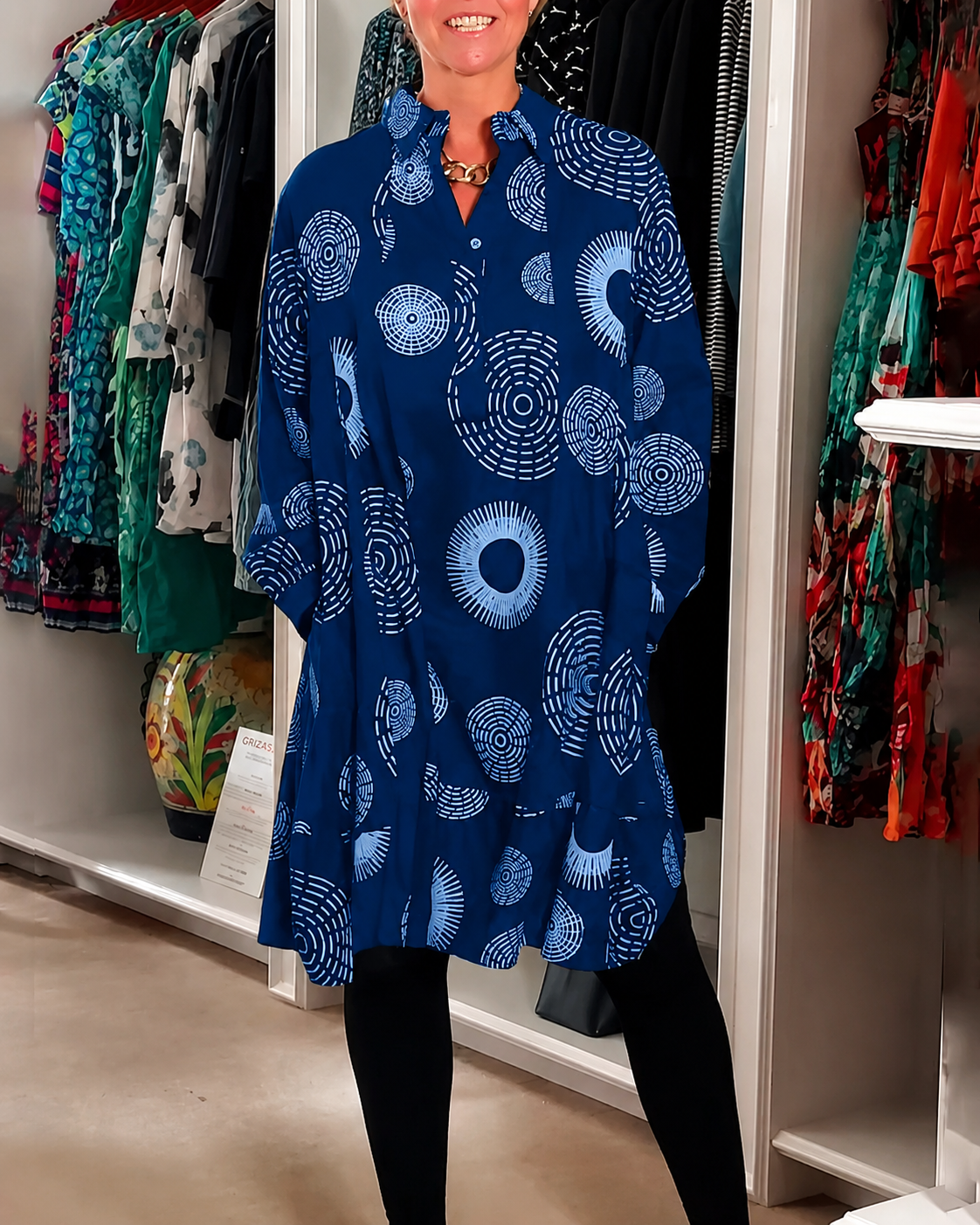 Sharonda - Stilvolles Kleid mit lockerem Schnitt