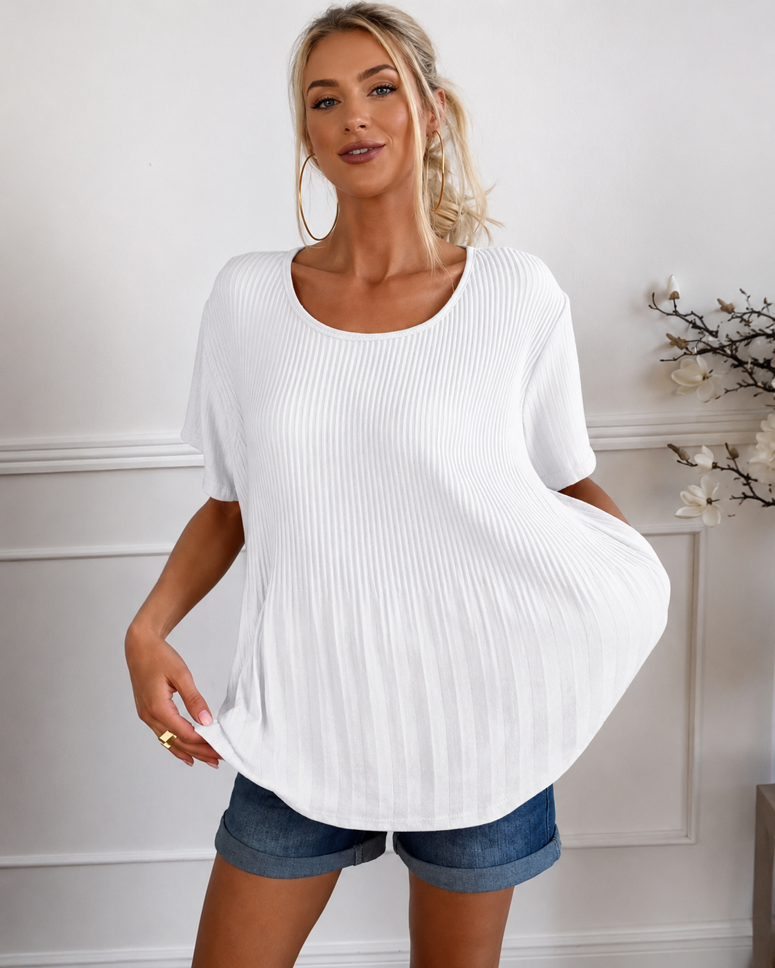 Rainelda - Schicke Plissee-Bluse