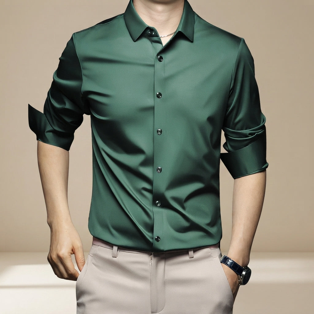 Esmaeel - Entspanntes, knitterfreies Poloshirt