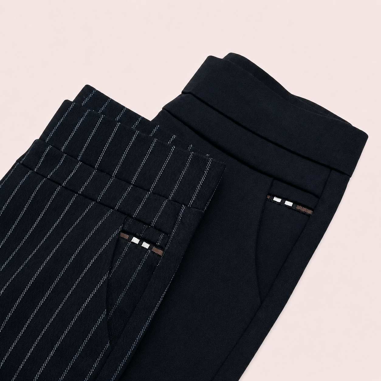 Marga - Hose mit elastischem Bund und geradem Beinverlauf