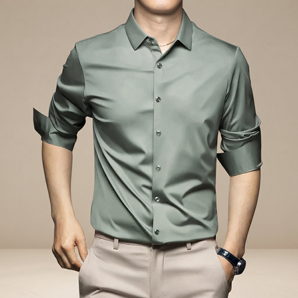 Esmaeel - Entspanntes, knitterfreies Poloshirt