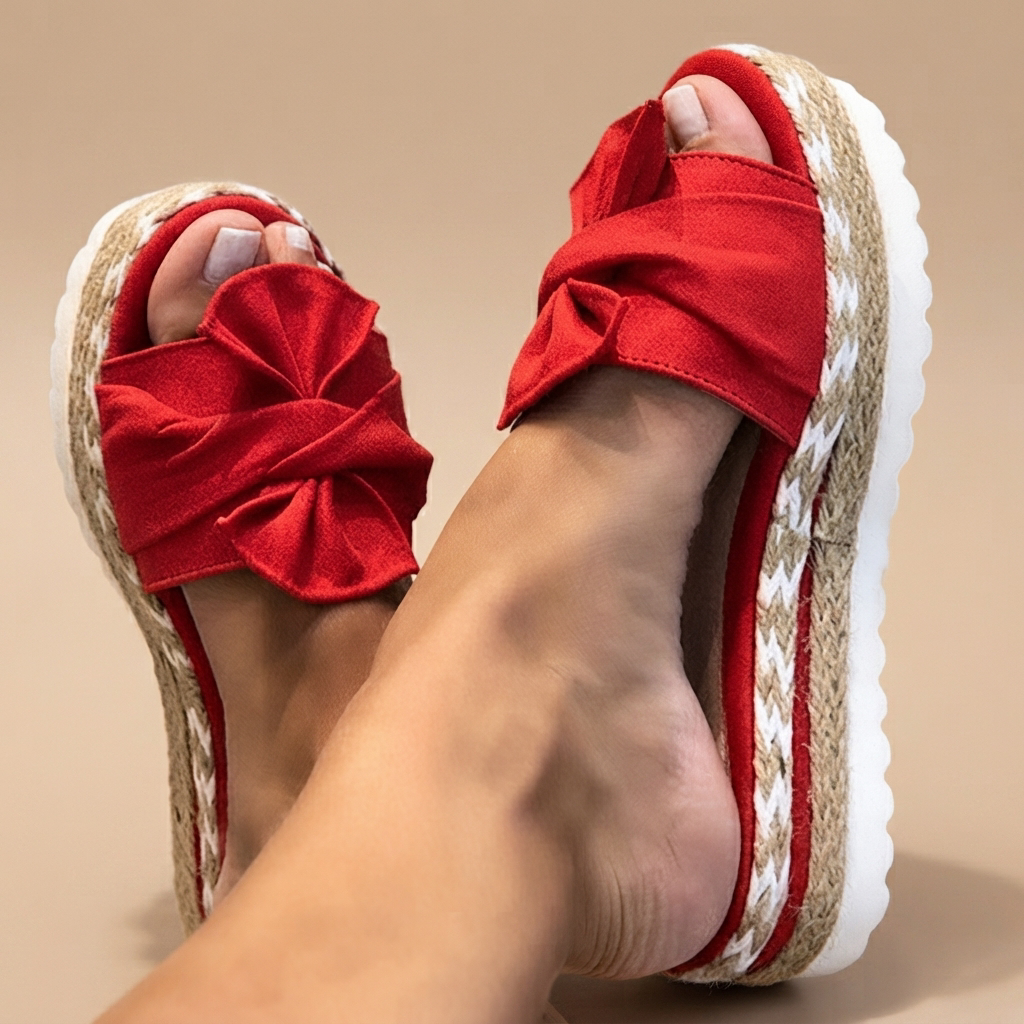 Claudia - Stilvolle Sandalen mit Schleifen