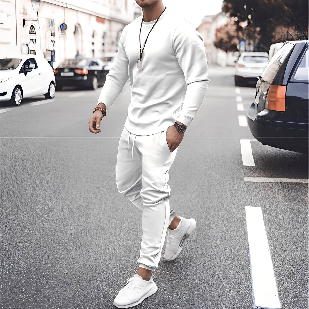 Dwayne - Angenehmes und behagliches Hosen-Set
