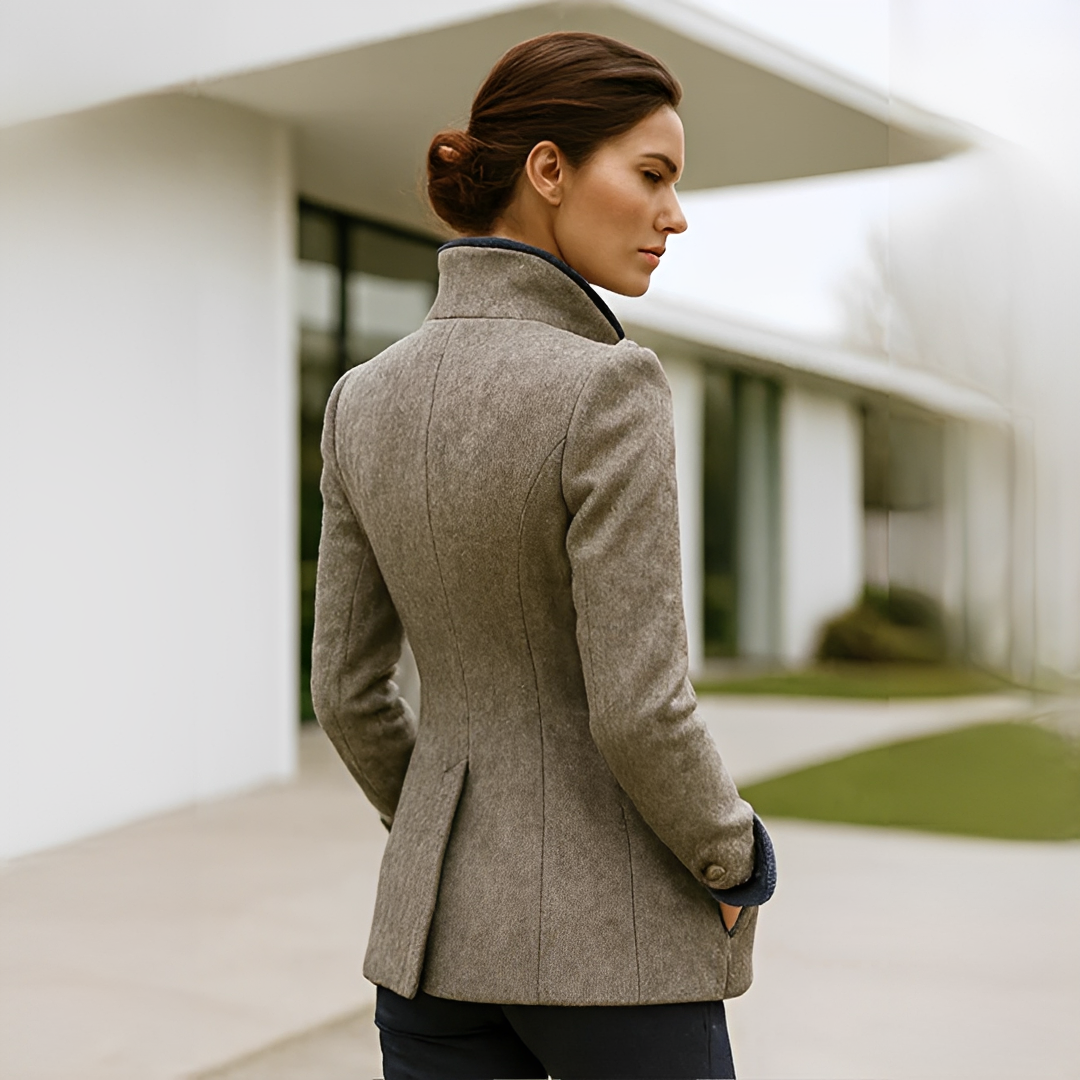Valerie - Elegante Stehkragenjacke