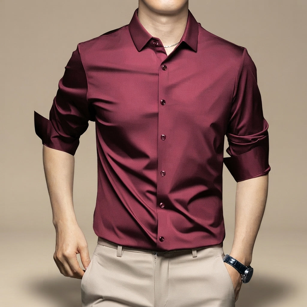Esmaeel - Entspanntes, knitterfreies Poloshirt