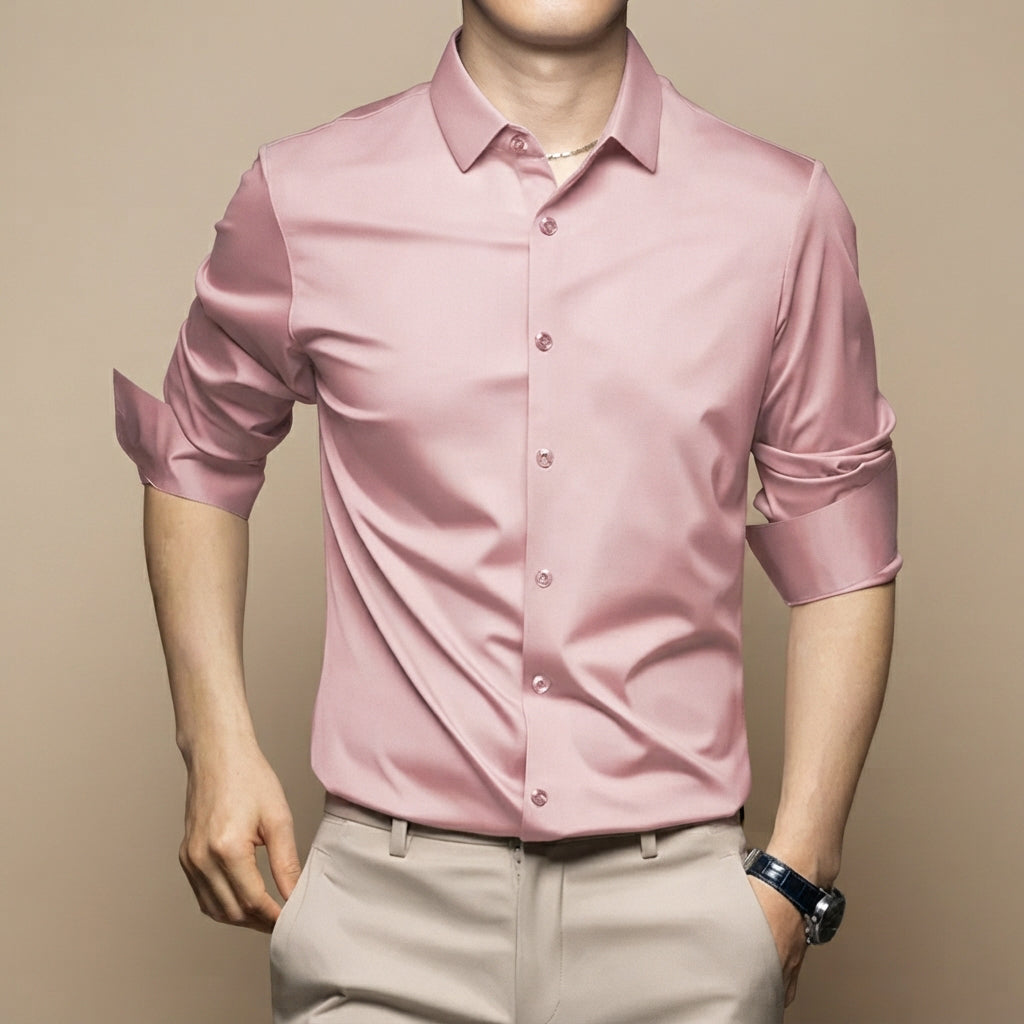 Esmaeel - Entspanntes, knitterfreies Poloshirt