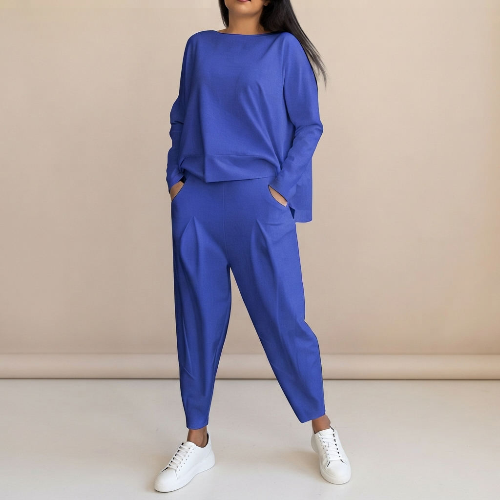 Emilyn - Entspanntes Set mit weiter Hose