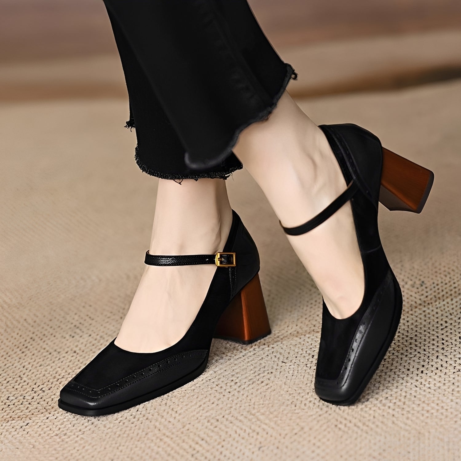 Isha - Formelle Chunky Heels