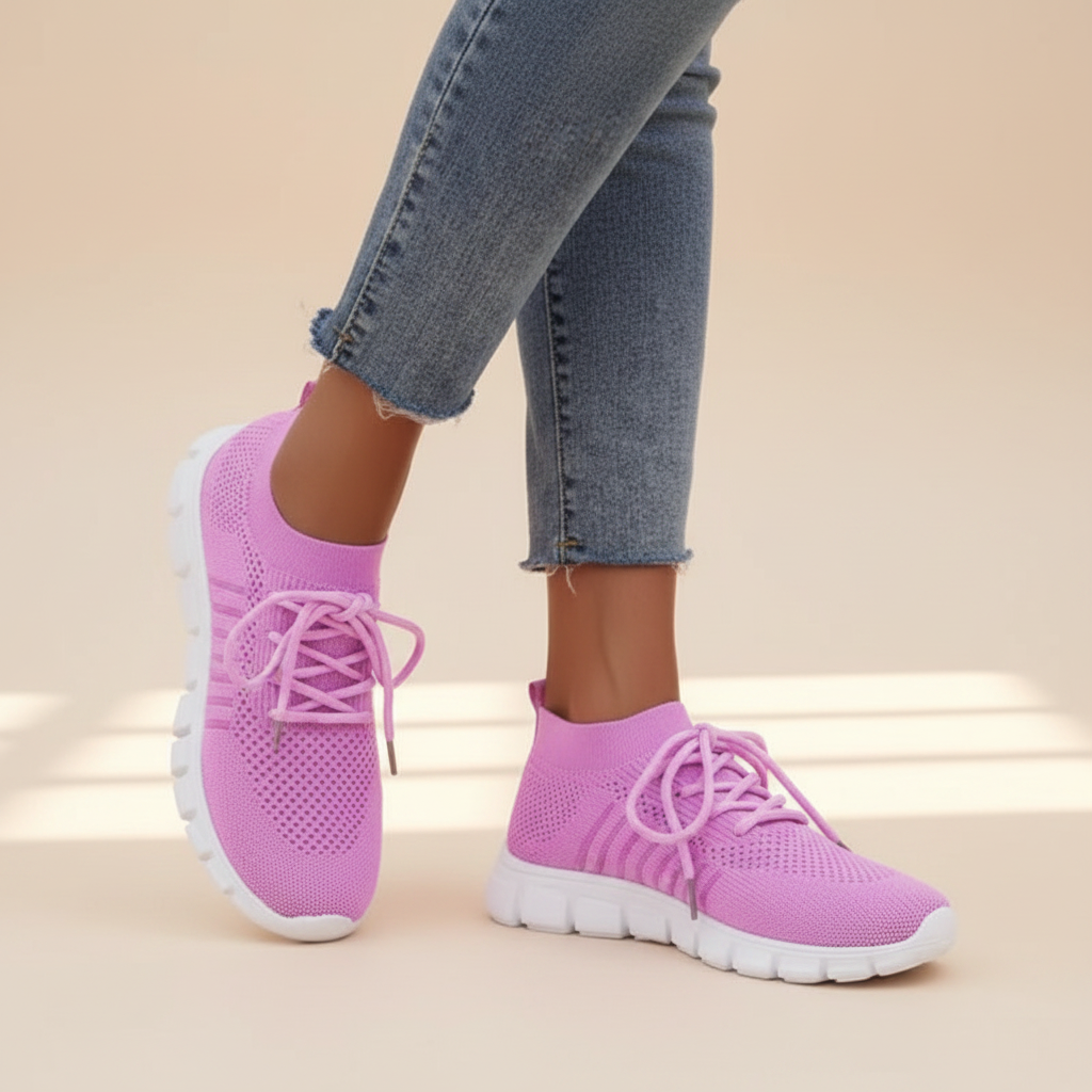Vicky - Luftige Schnürsneaker