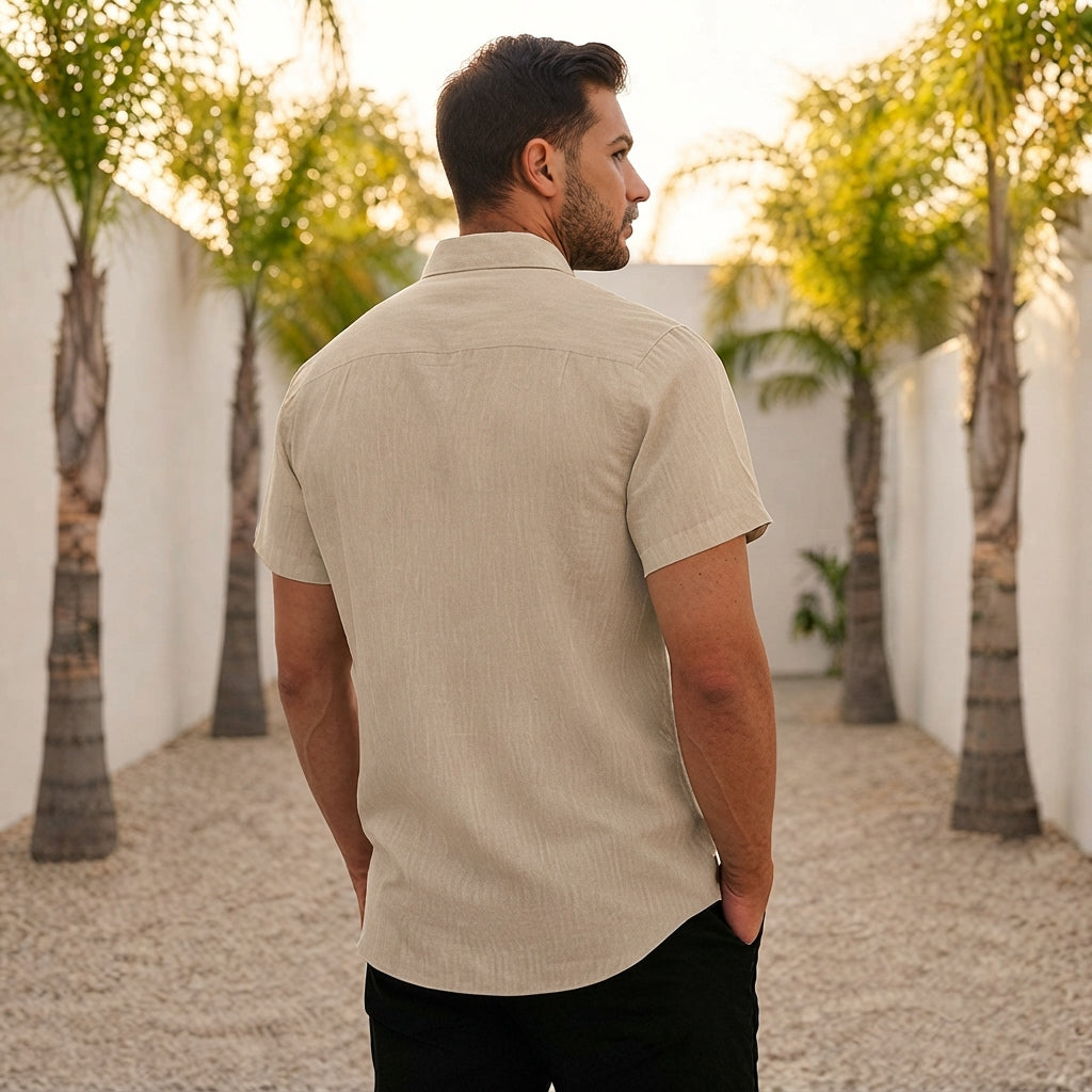 Lewys - Legeres Button-Down-Poloshirt