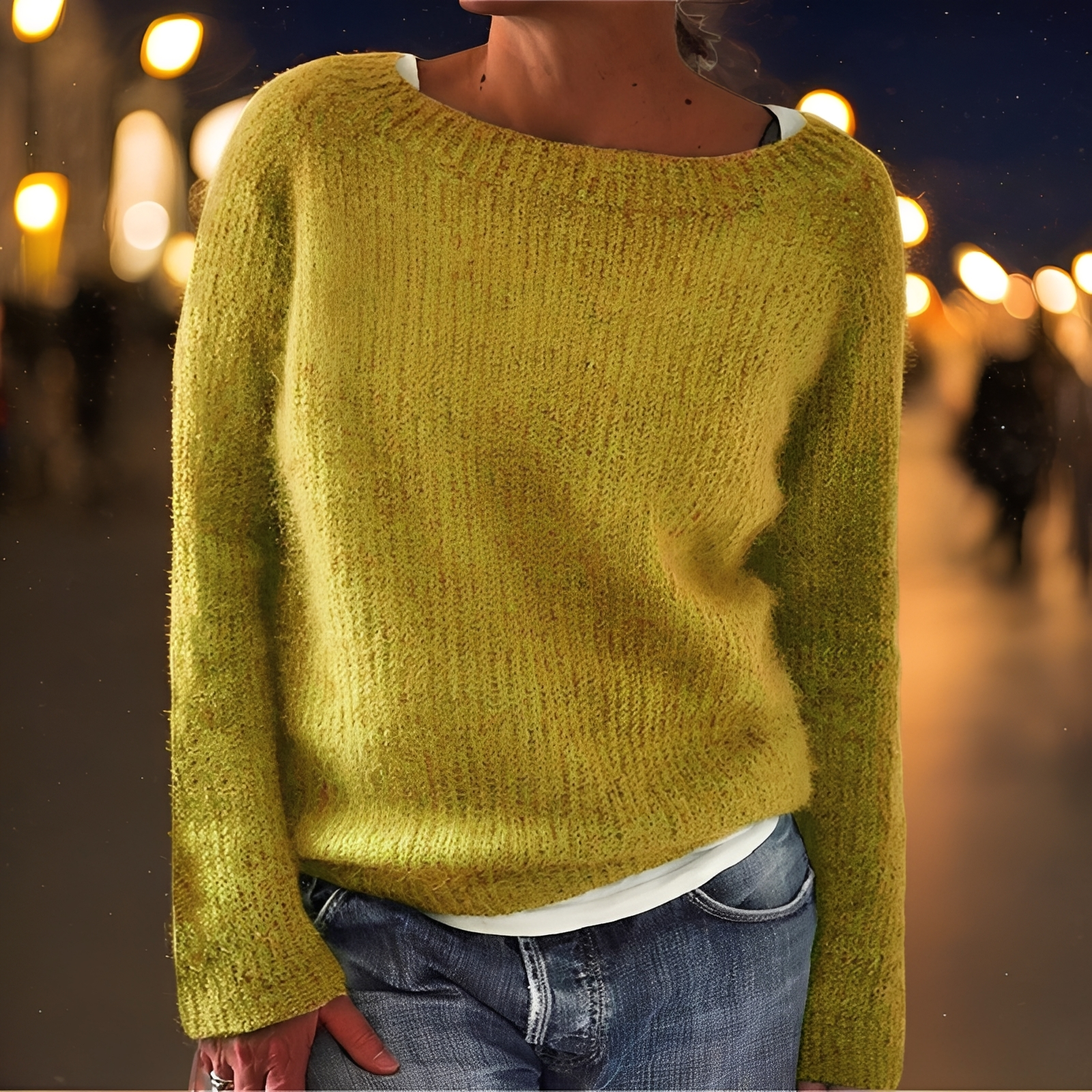 Abeeha - Locker geschnittener Damenpullover
