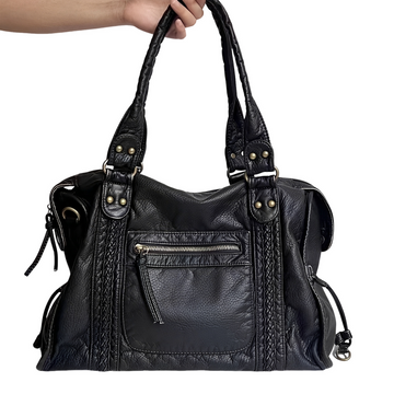 Hollie - Damen-Tasche mit Zipper im lockeren Design
